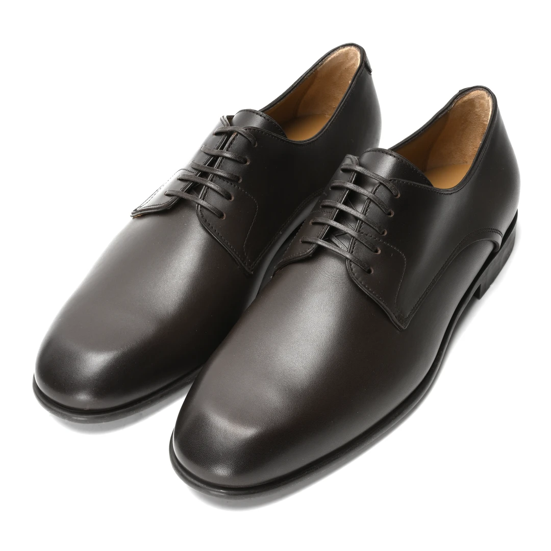 FERRAGAMO/菲拉格慕德比鞋商务系带亮面皮鞋男鞋21670768816007