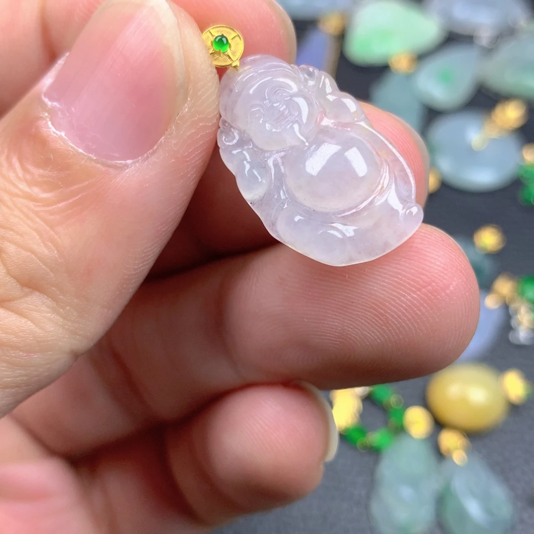 【闪购商品】翡翠18K金镶嵌颈饰翡翠