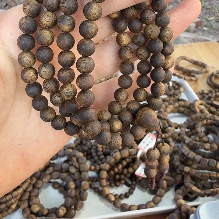 6***板沉香沉香碎屑奇楠沉香透顶绿卡7多圈20克+