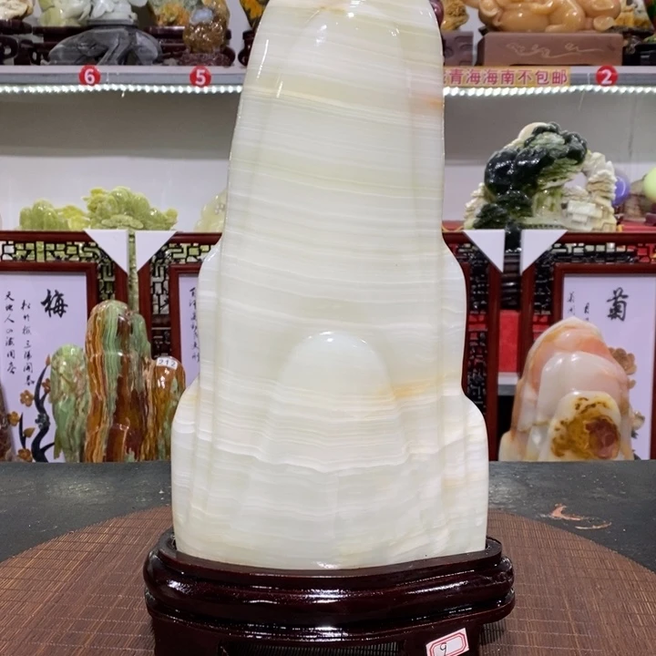 石材极**遥家居摆件 奇石摆件