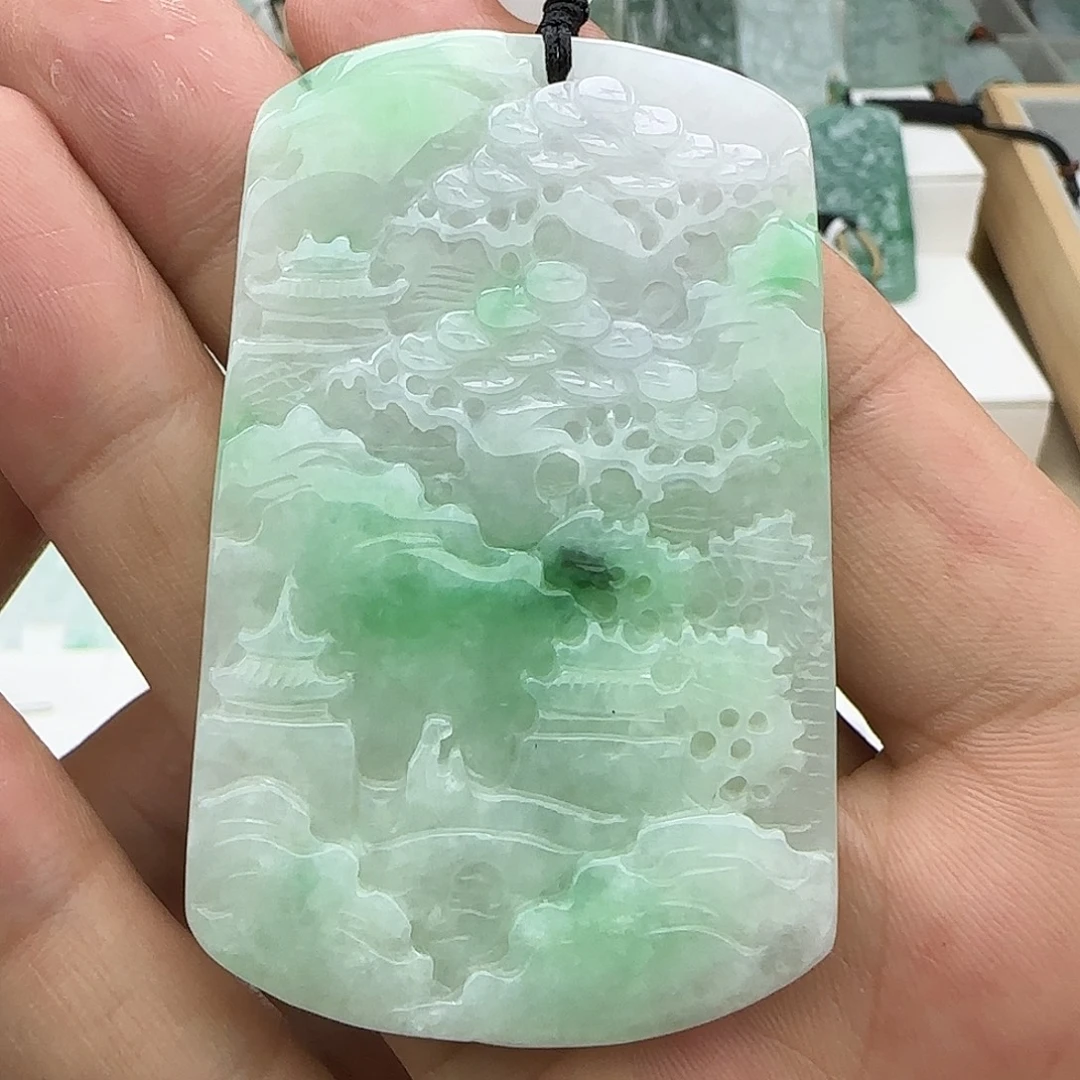 颈饰未镶嵌翡翠翡翠