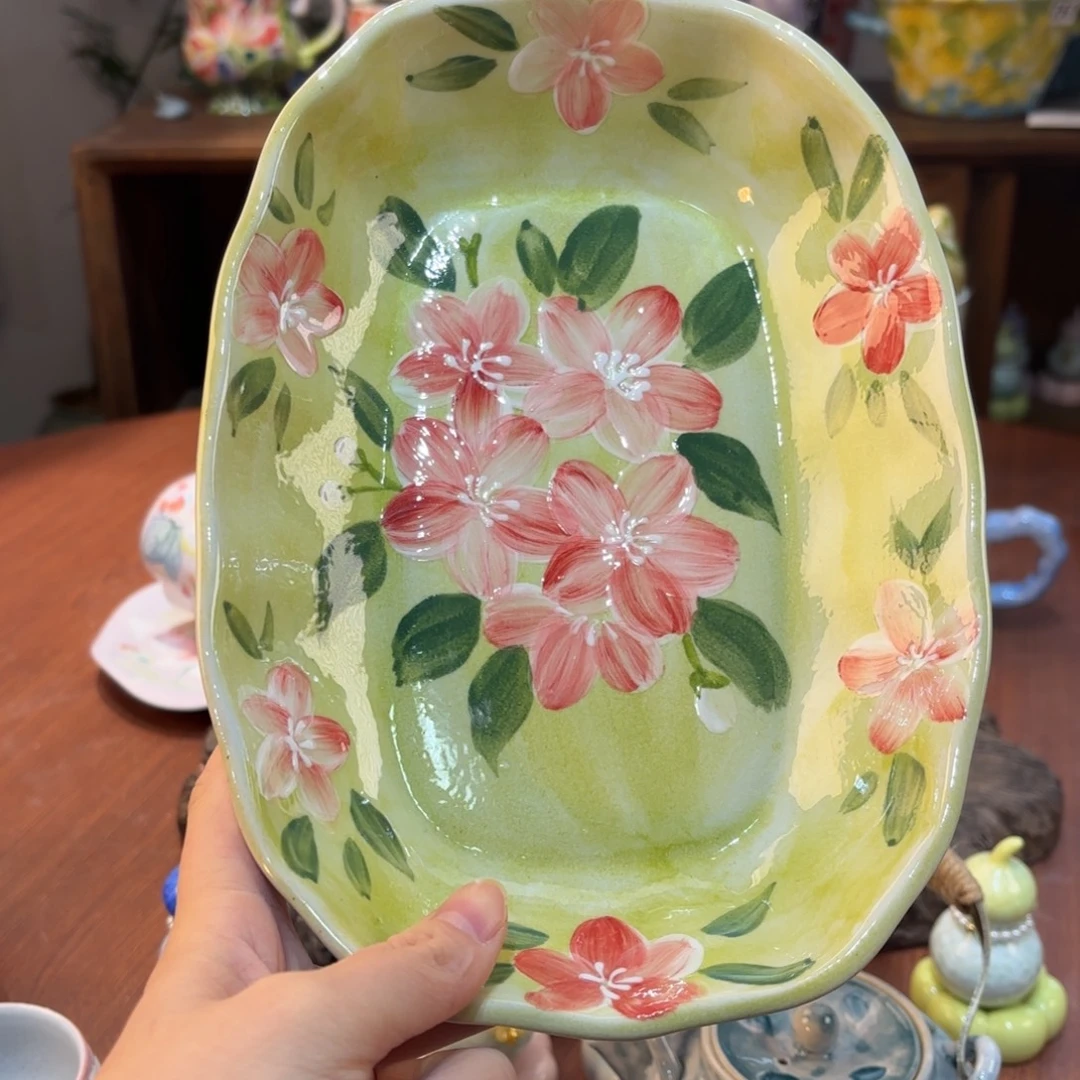 景德镇手绘高温釉下彩陶瓷茶具