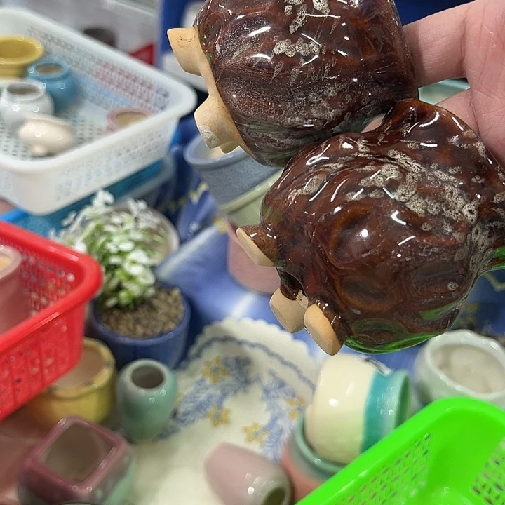 微瑕陶瓷花盆满9.9发