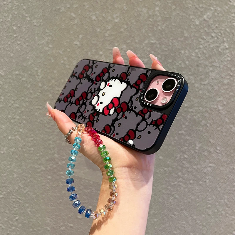 蝴蝶结kitty防摔壳适用苹果16/华为Pura80/三星手机创意套15Pro