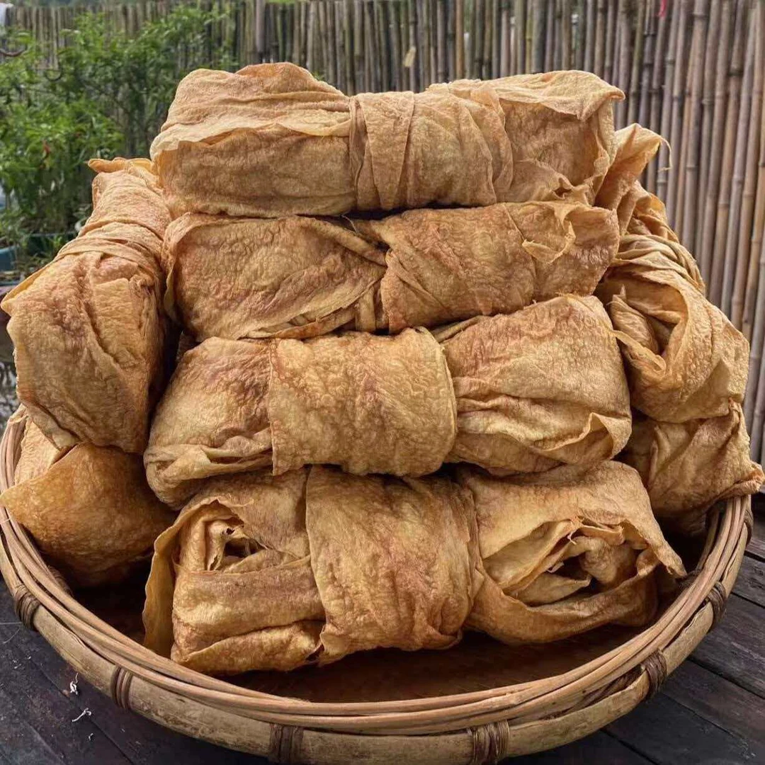 湘西农户手工豆腐皮