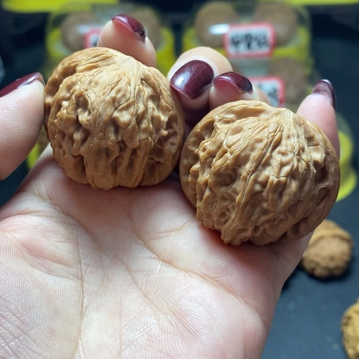 文玩核桃把件020磨盘39尺全品