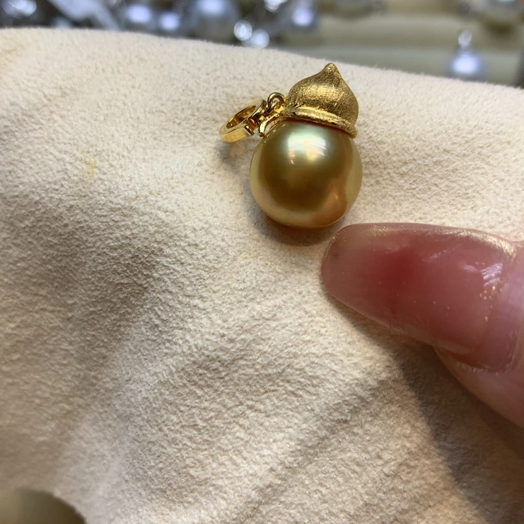 颈饰银S925镶嵌海水珍珠