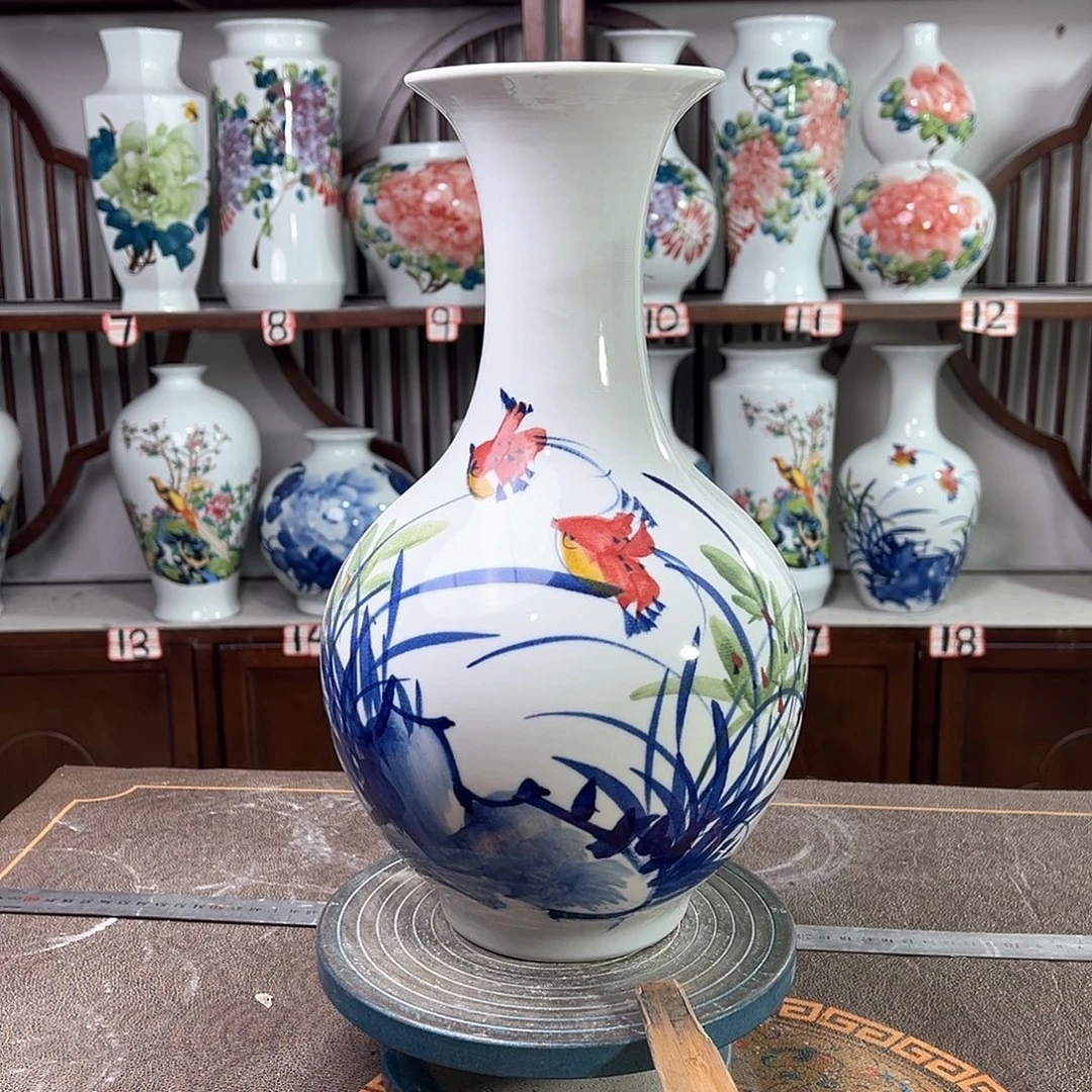 摆件景德镇陶瓷赏玉