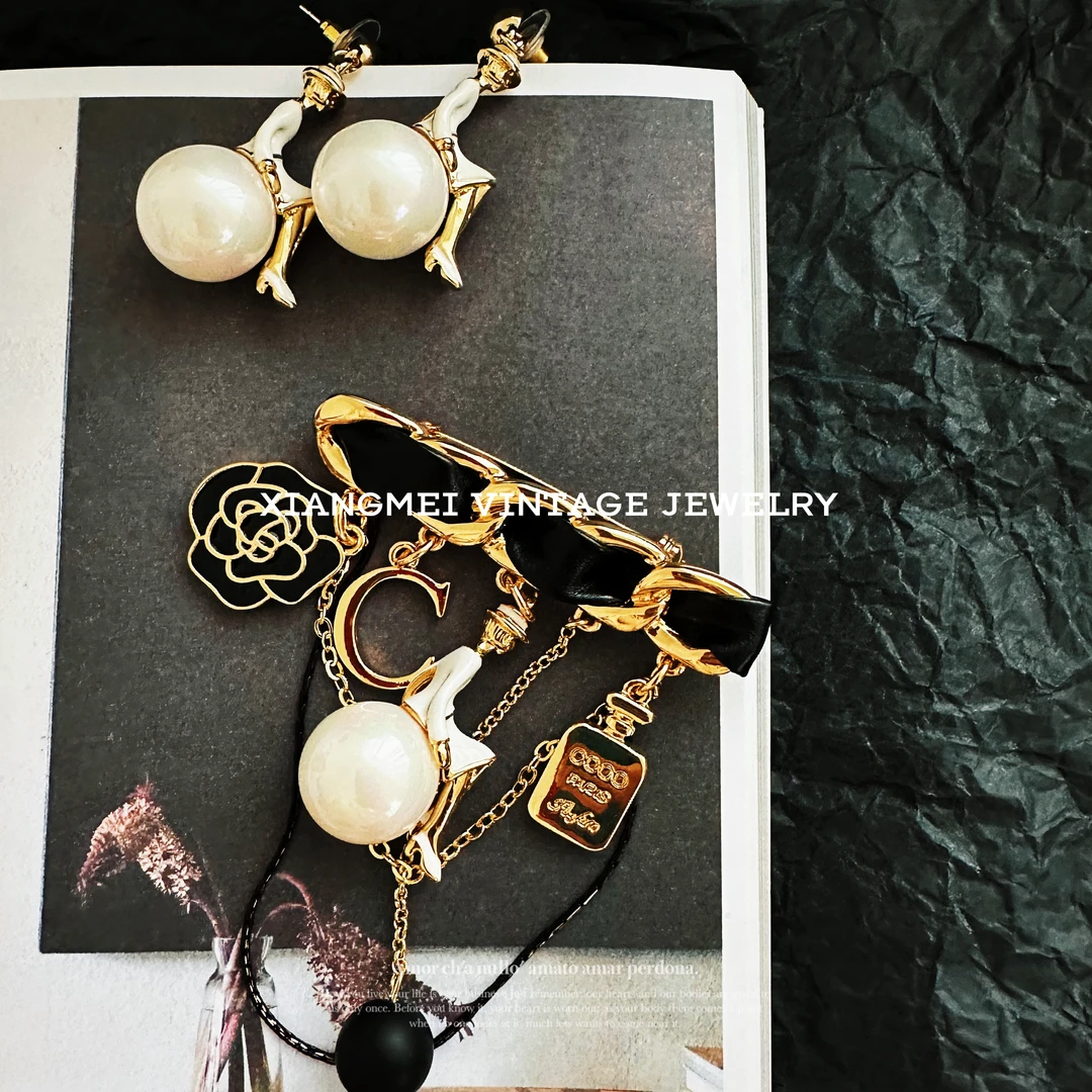 铜合金耳饰 5181584【大女人】中古风复古百搭镶嵌气质款耳饰