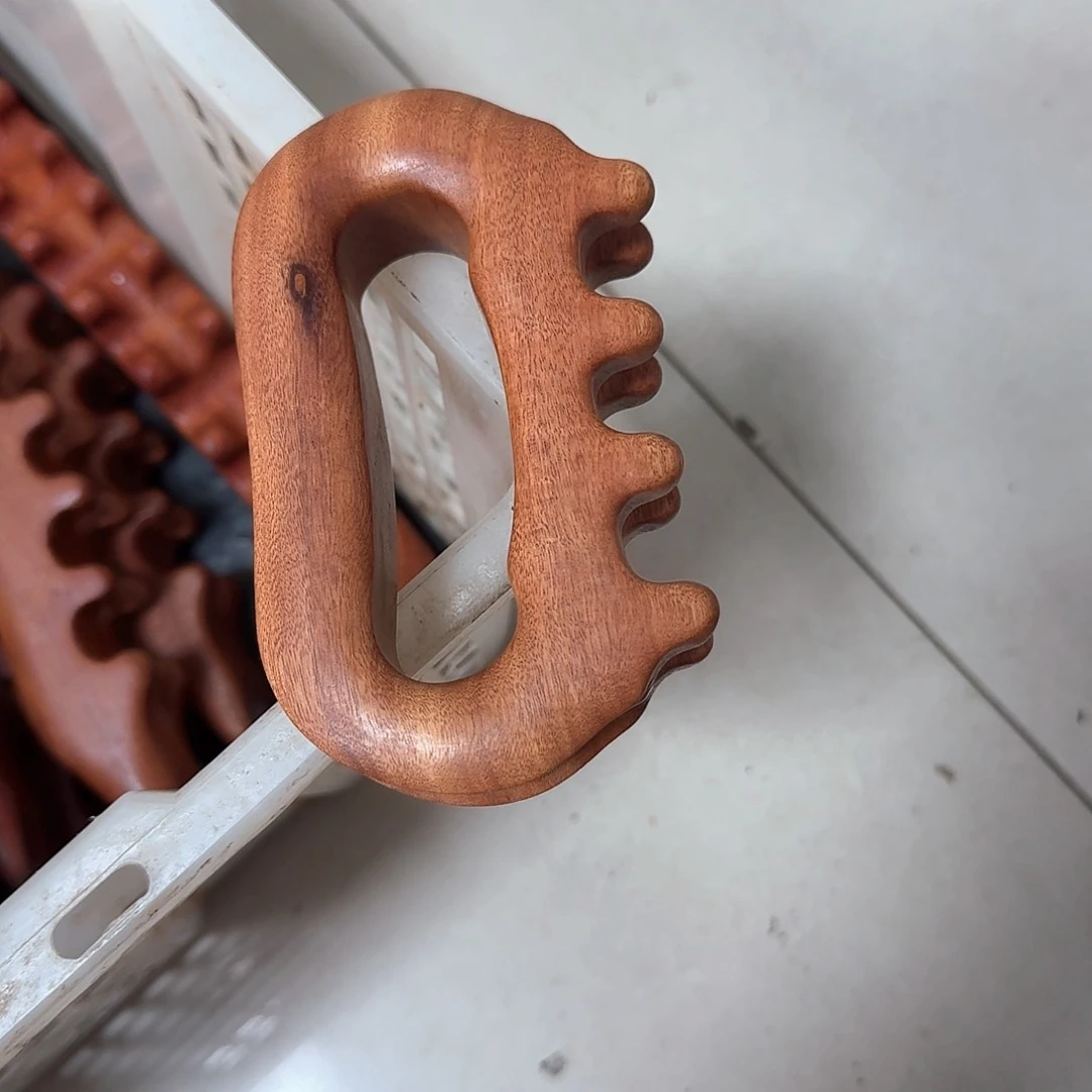 红檀木小号豆豆推板瑕疵