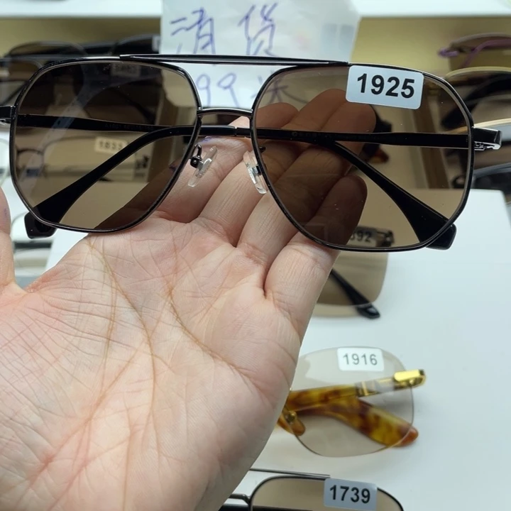 茶水晶全框眼镜 1925