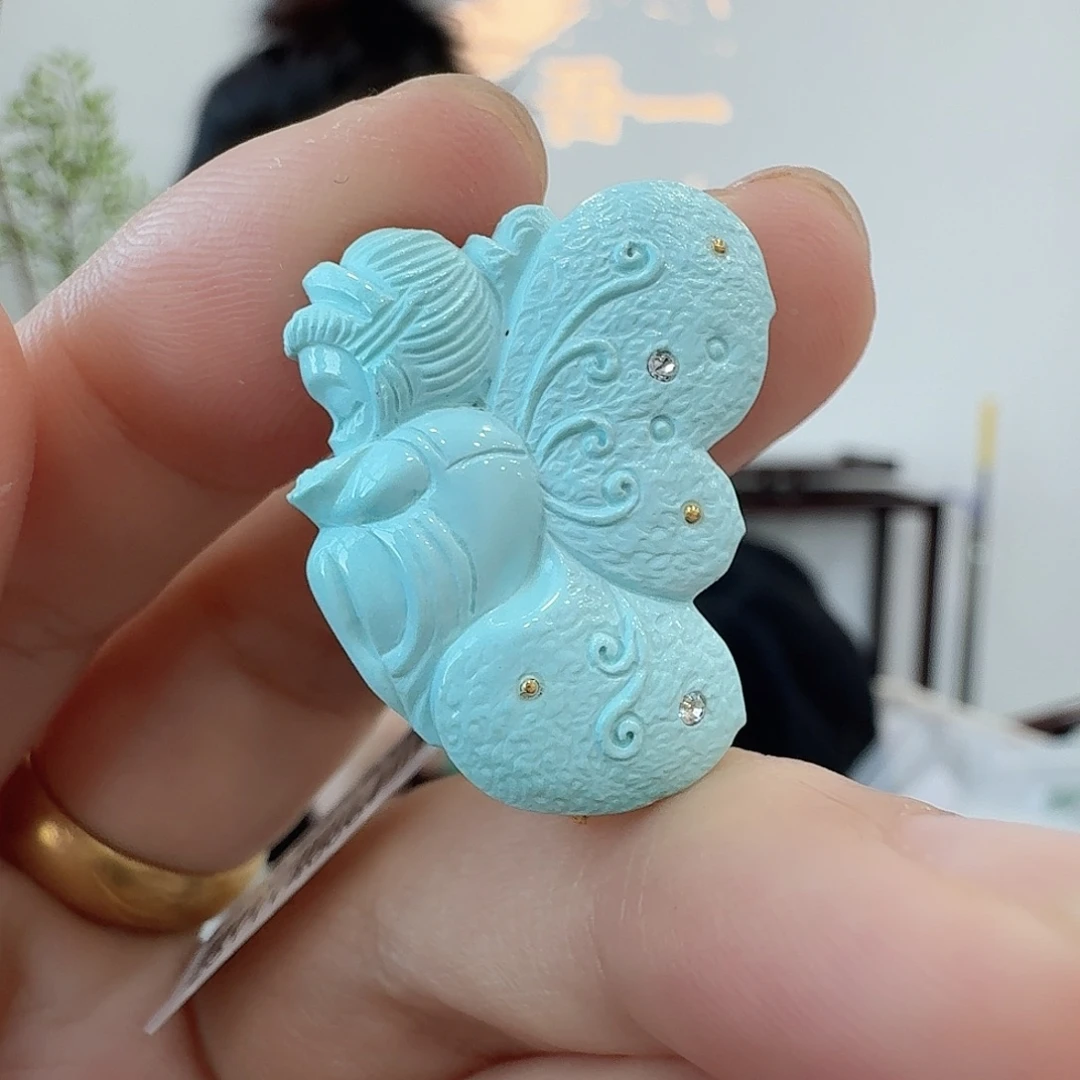 绿松石未镶嵌珠宝半成品