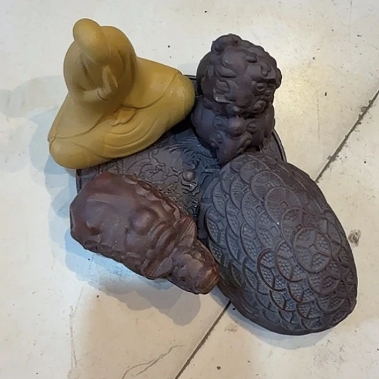 茶宠紫砂雕塑瑕疵茶宠