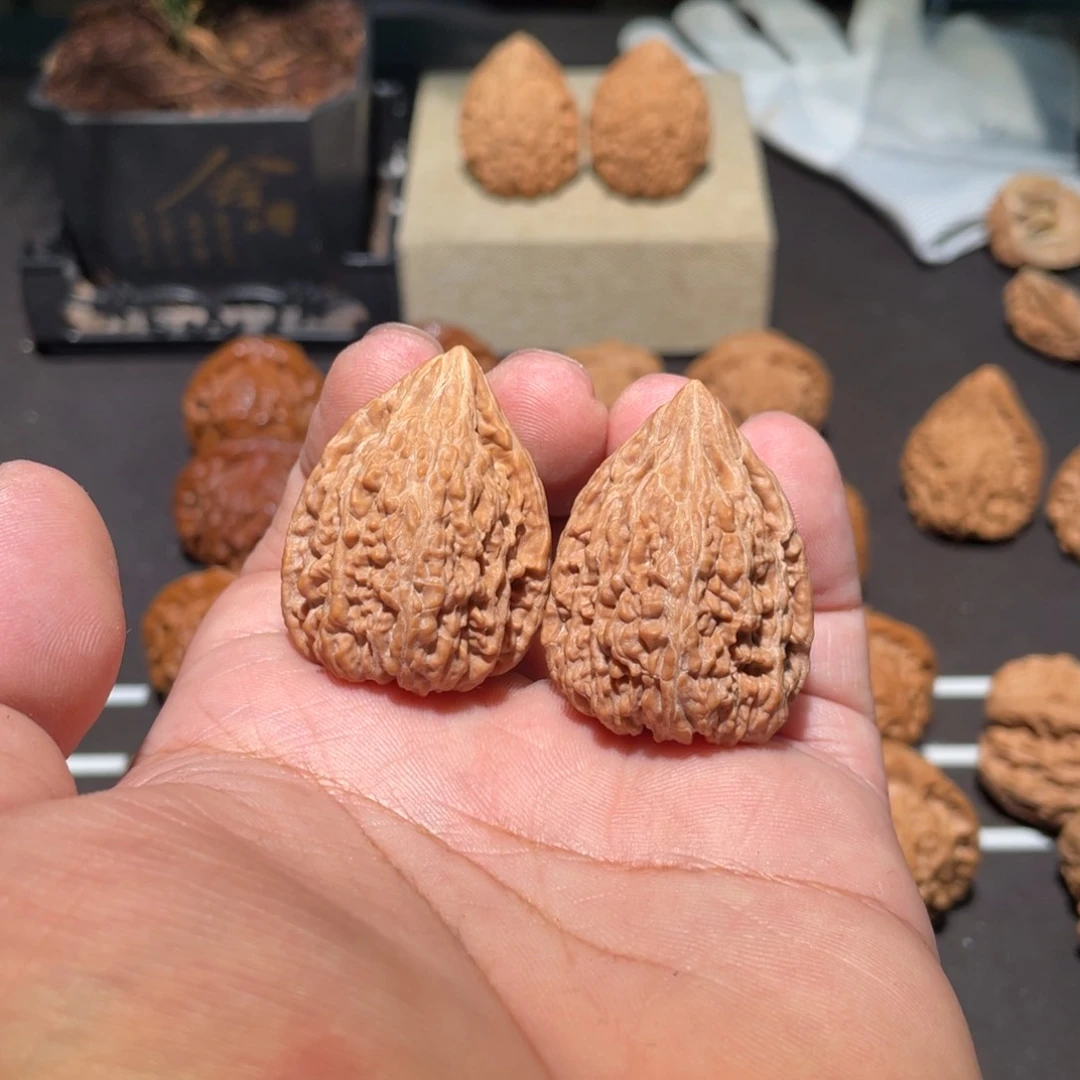 文玩核桃把件袁*塔尖