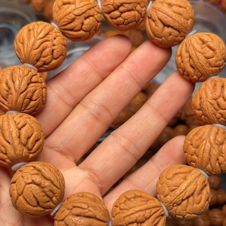 桃核手串龙纹桃核71