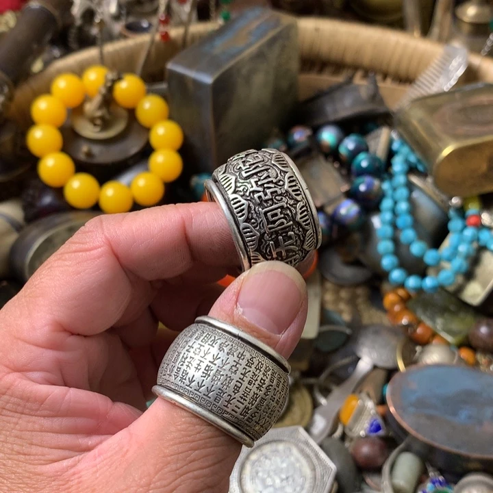 點***點一物一拍阿弥陀佛扳指