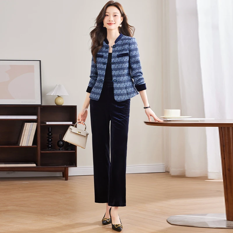 优雅新款气质时尚大气减龄休闲收腰显瘦短外套22070-ZL