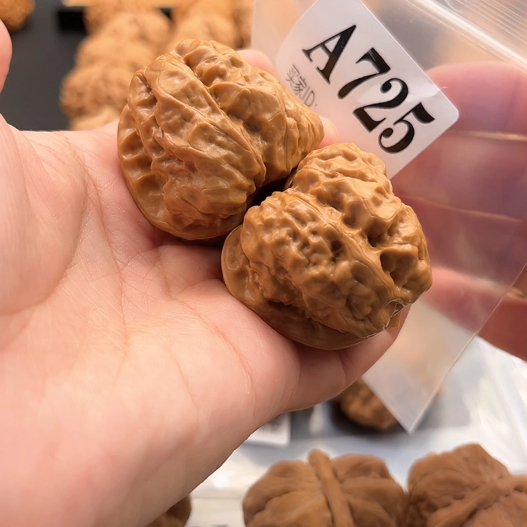 麦***兜文玩核桃把件蛙蛙精品40肚45