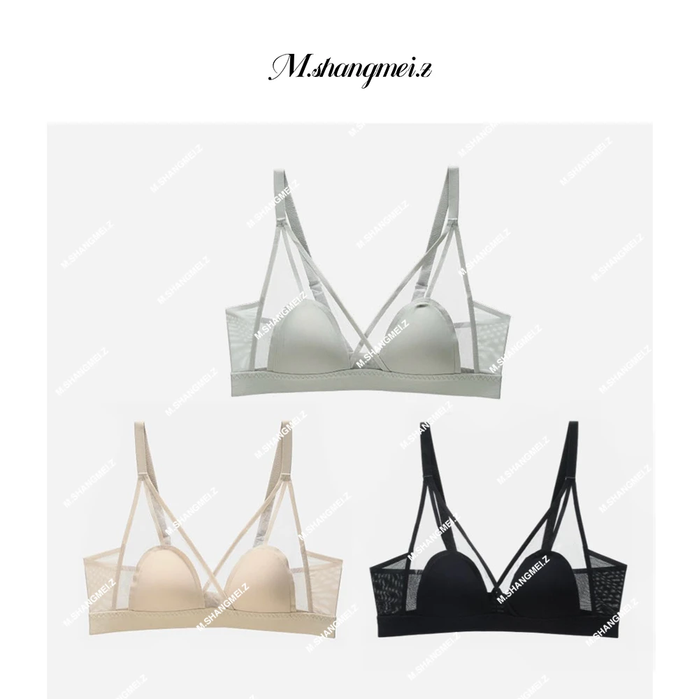 M.SHANGMEI.Z/沐熙美大哥行走的胸贴舒适吊带抹胸X052489