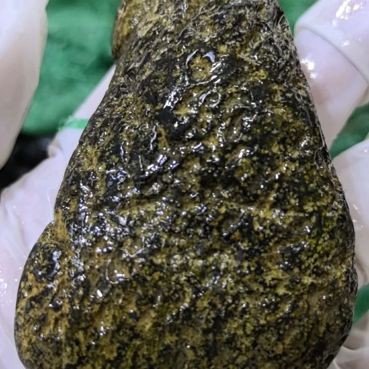初***️有机玻璃藏玉药王石原石手把件