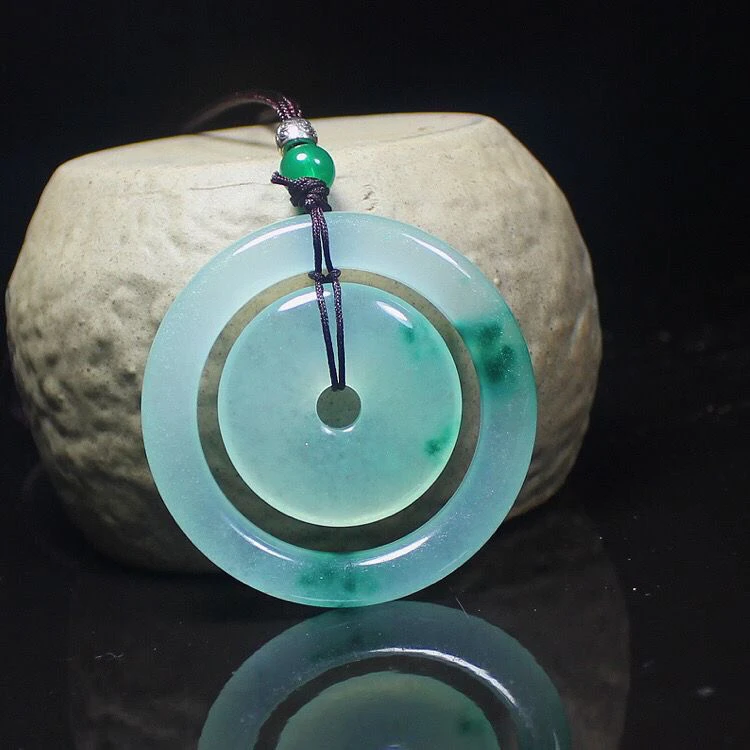 飘花平安扣时尚吊坠男女同款