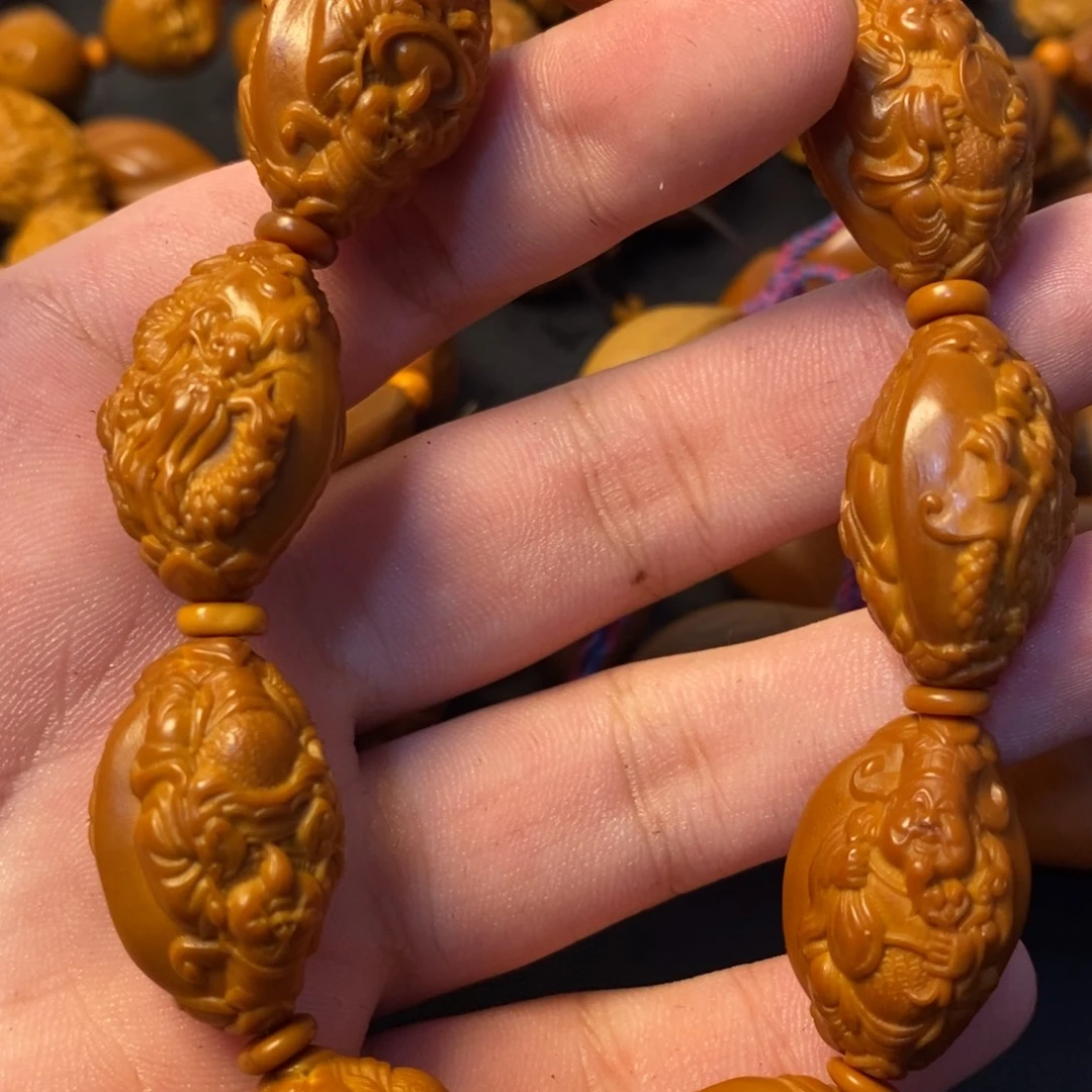 *****橄榄核手串/手链龙财