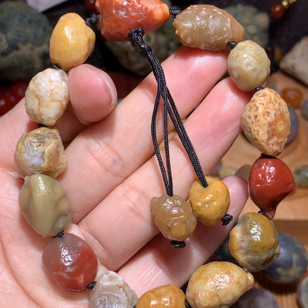 未镶嵌玛瑙/玉髓珠宝半成品