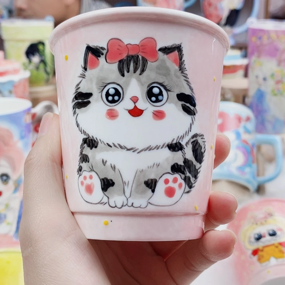 杯董董文创手绘陶瓷