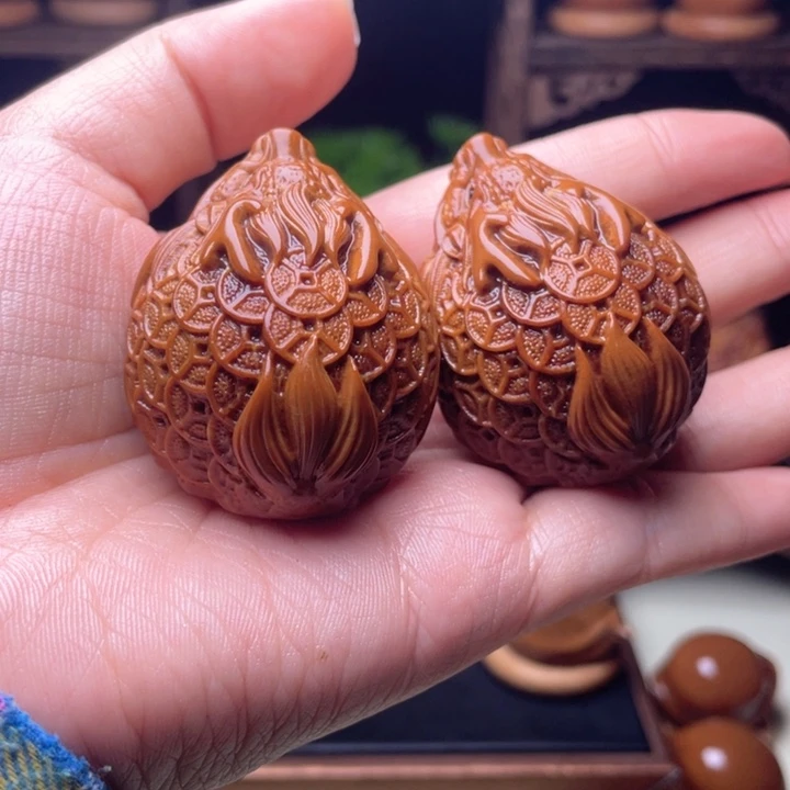 吊坠橄榄核金币龙龟手球4.2