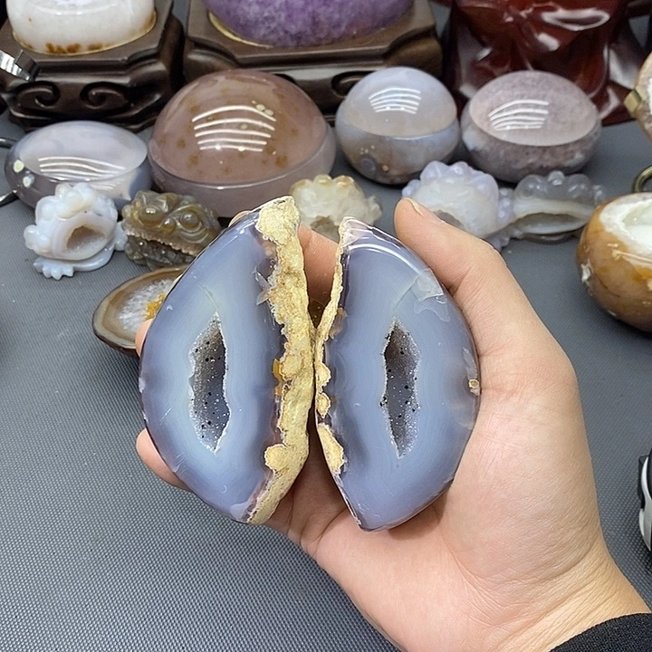 摆件未镶嵌紫晶聚宝盆