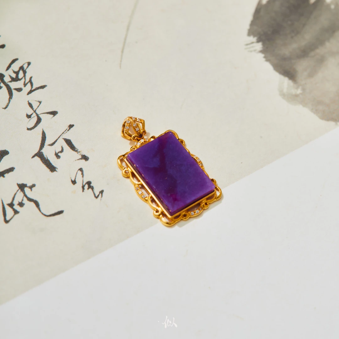 【安宜】·似梓珠宝· 18K舒俱来无事牌 多样性发一  SZCC2790103