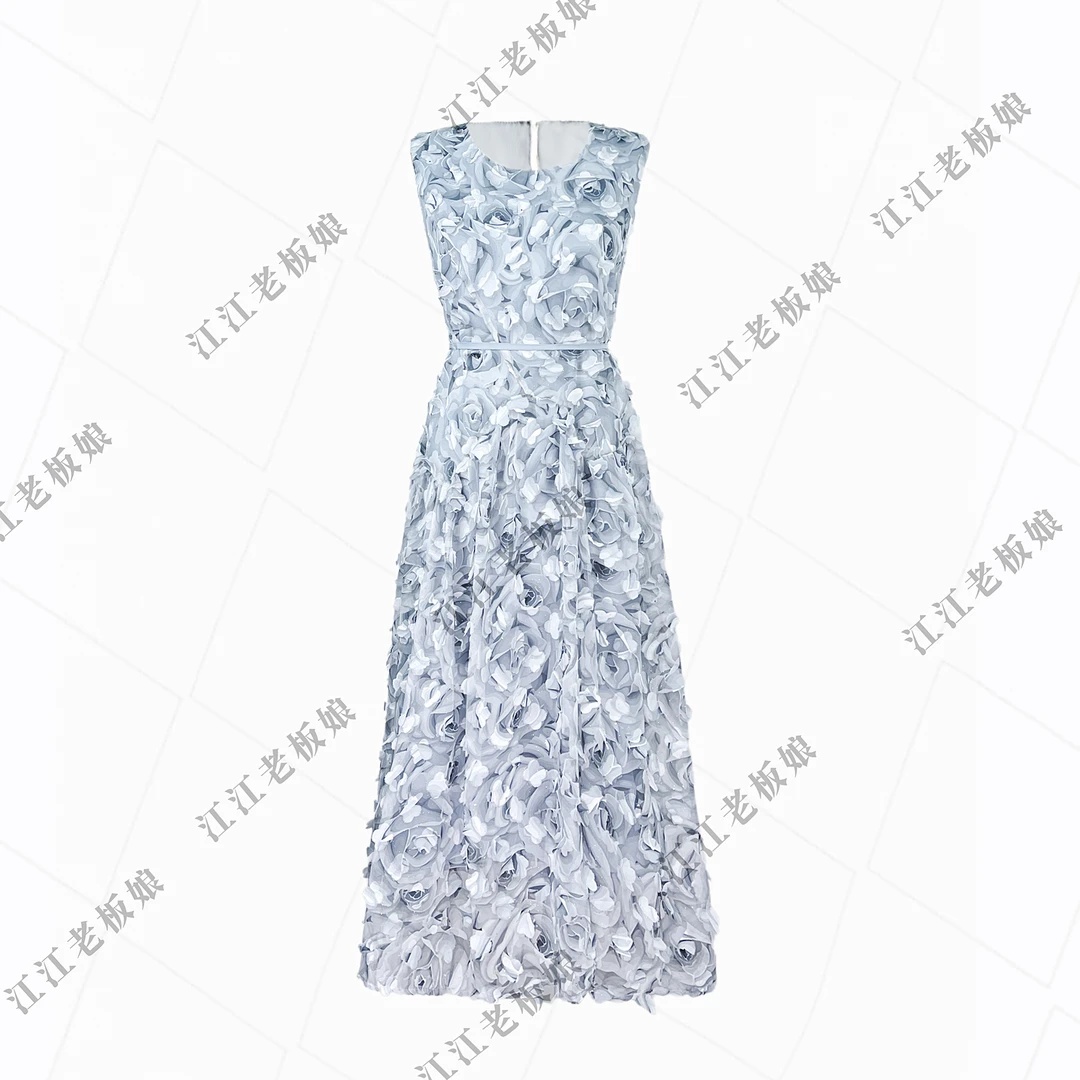 【夏总专属】国风夏季新款无袖显瘦时尚连衣裙气质宽松Q1951