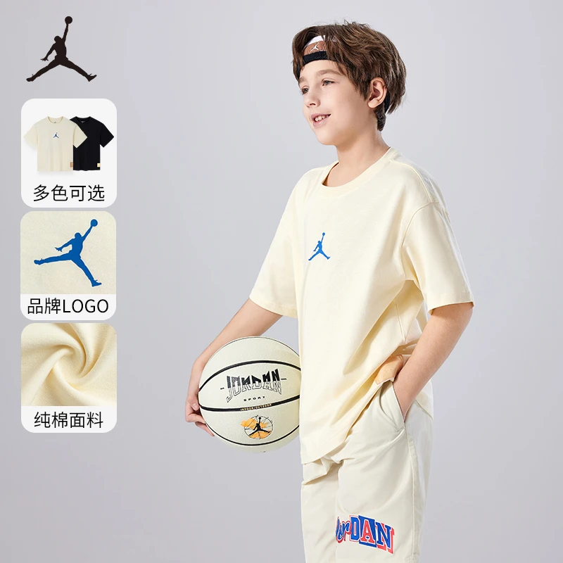 【童装旗舰】Air Jordan短袖T恤男童女童儿童夏休闲运动JDB-TE-C773