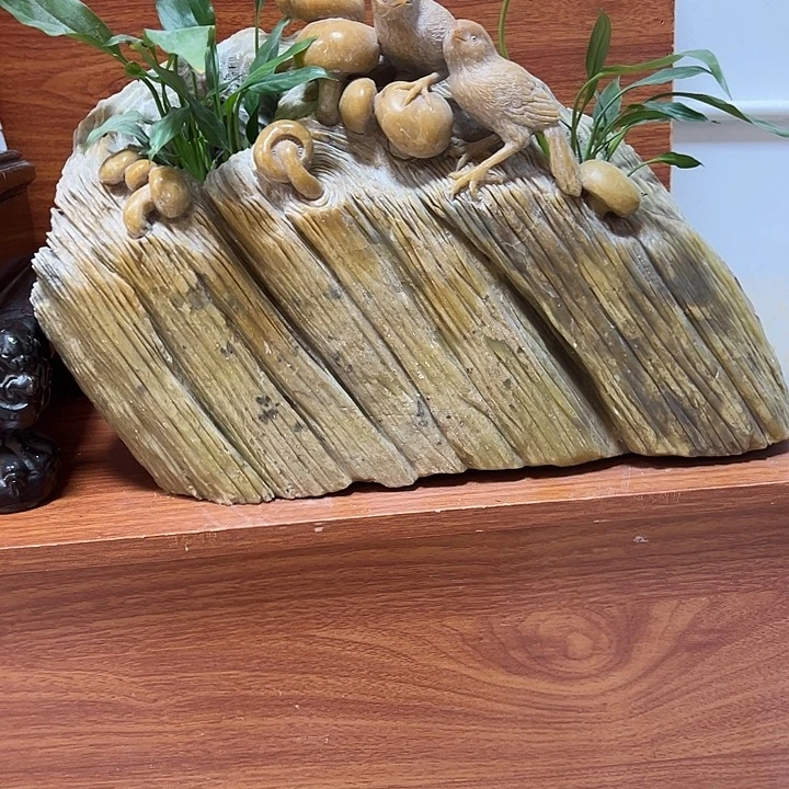 寿山石财源广进摆件