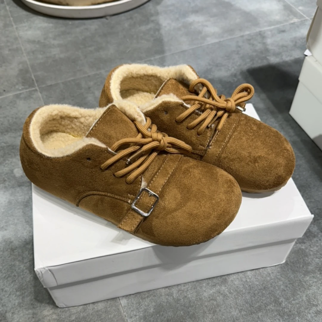 加绒豆豆勃肯女鞋