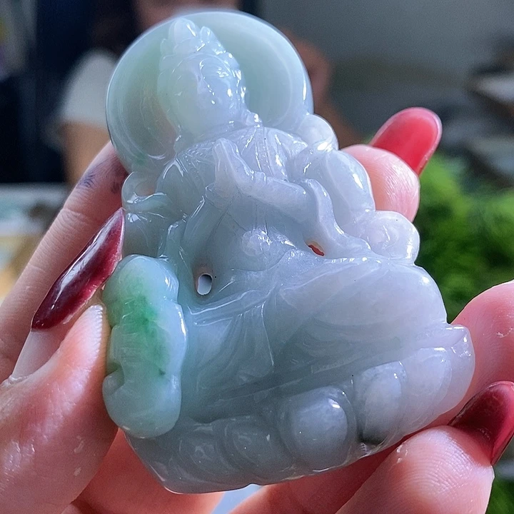 【闪购商品】翡翠挂件未镶嵌度母