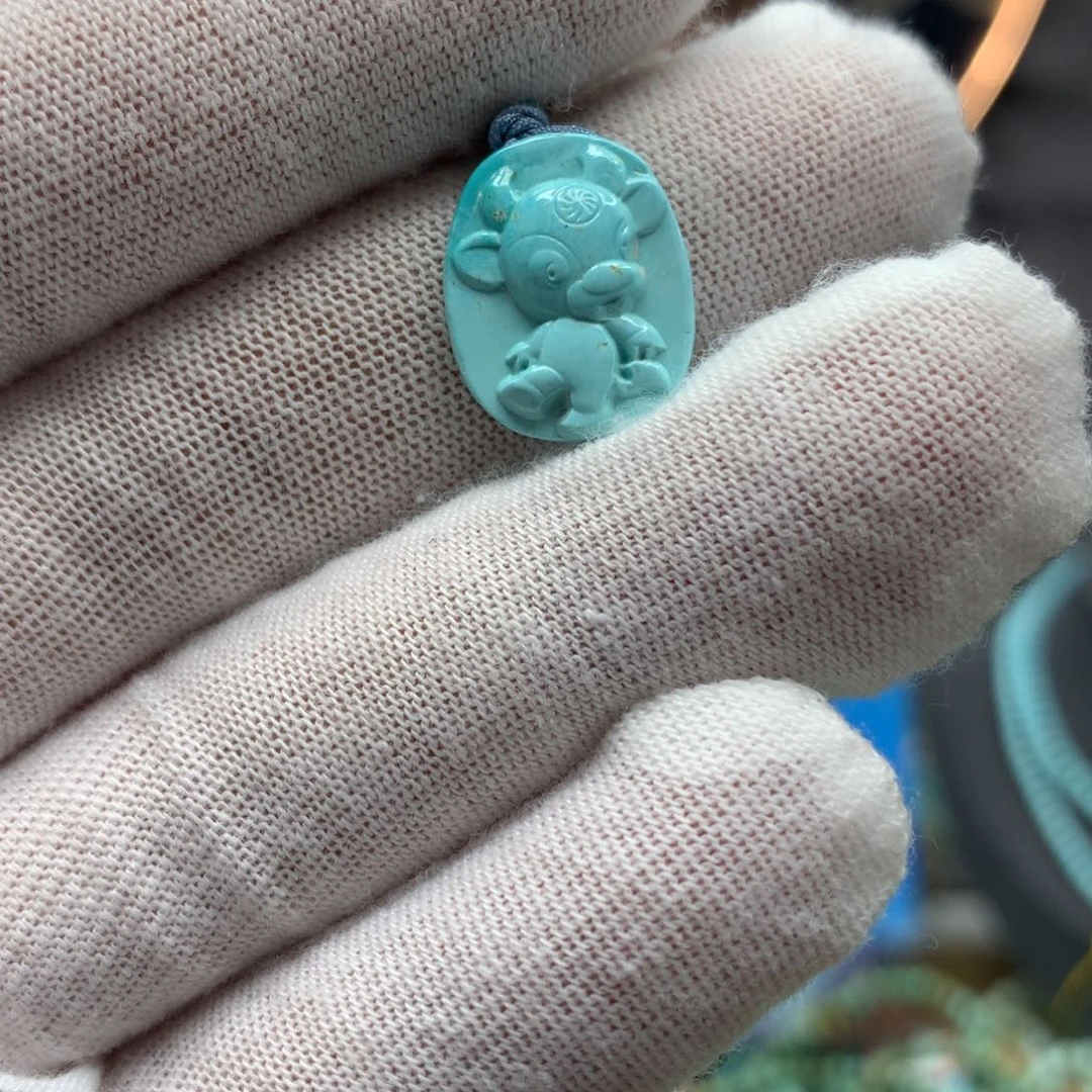 绿松石挂件未镶嵌