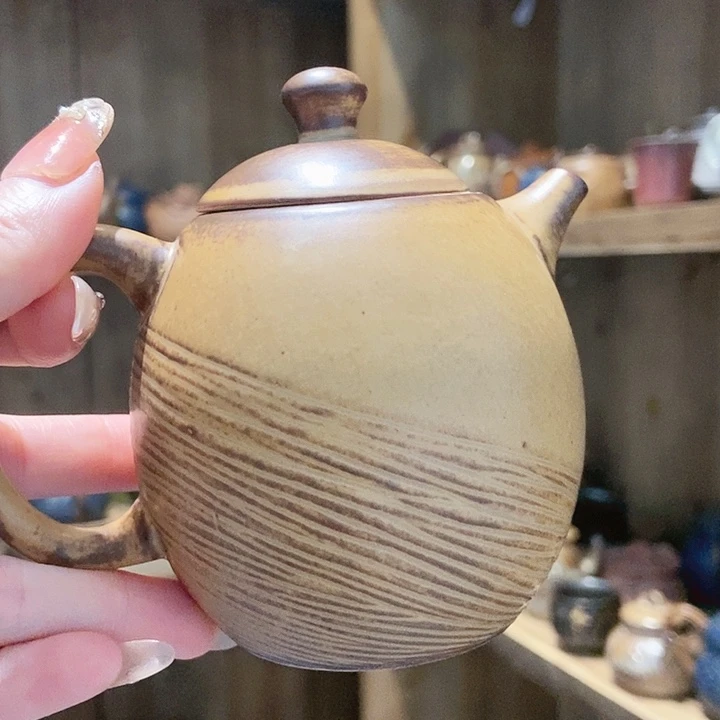 柴烧老岩泥高端茶器