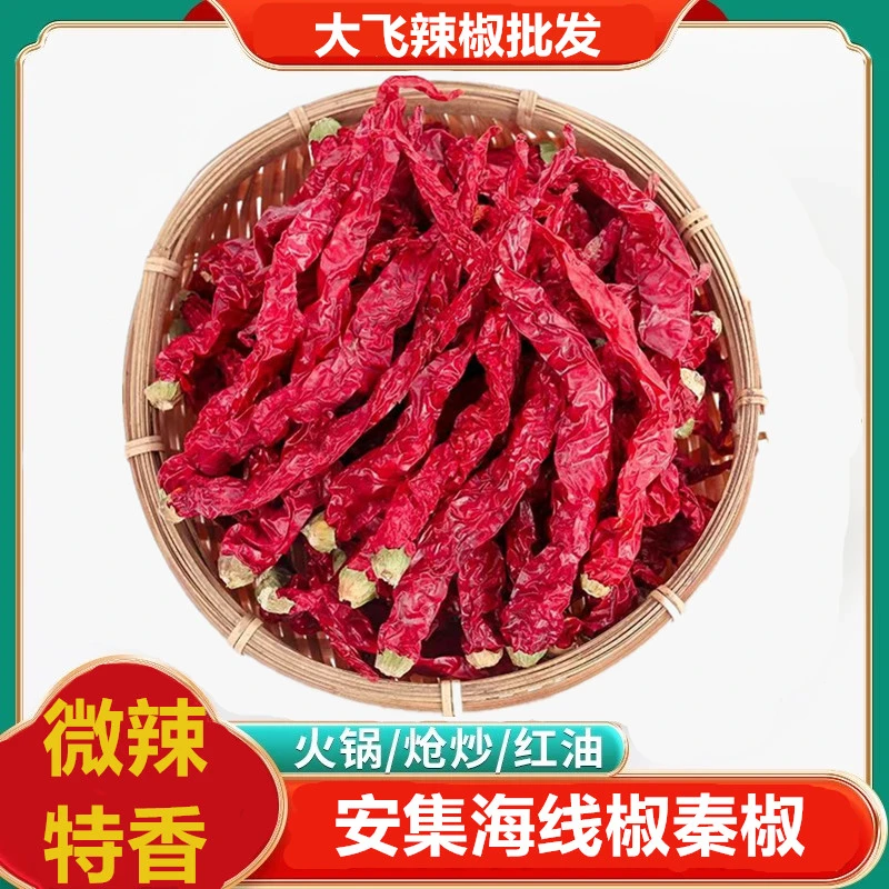 新疆特产辣皮子线椒干辣皮子安集海辣椒2024新辣椒