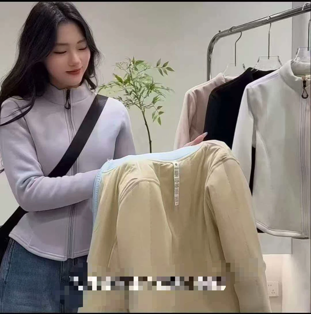 [加厚羊毛】女士拉链小蛮腰加厚羊毛外套