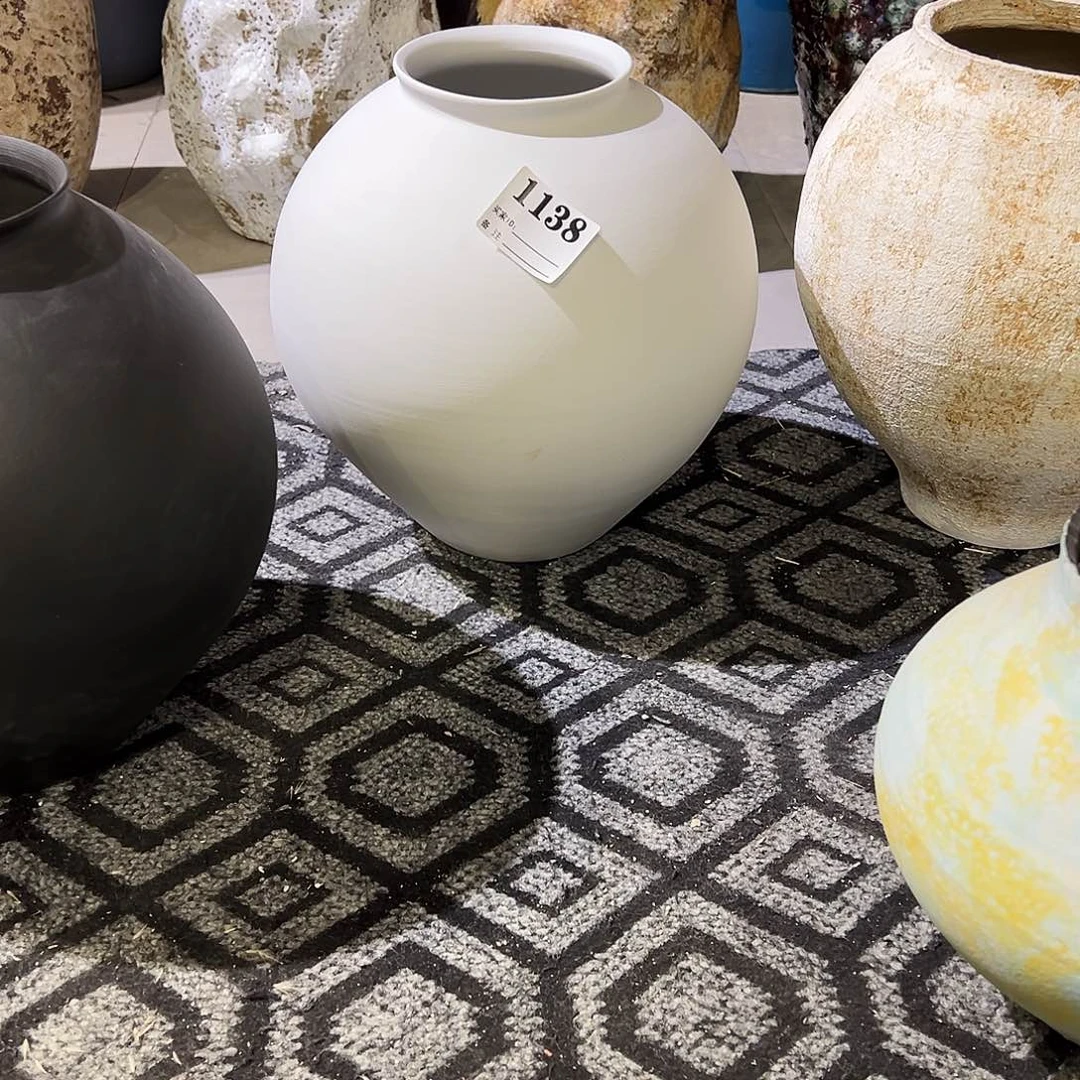 菠***～瓶1138高30口10陶瓷花瓶无孔