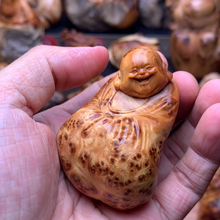 七***二柏木（崖柏）崖柏陈化料手把件