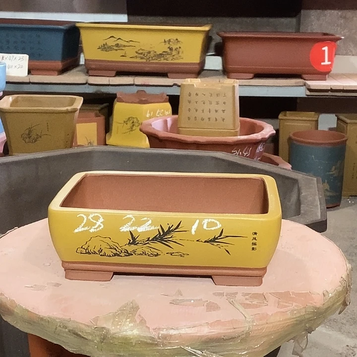 紫砂花盆花盆包邮