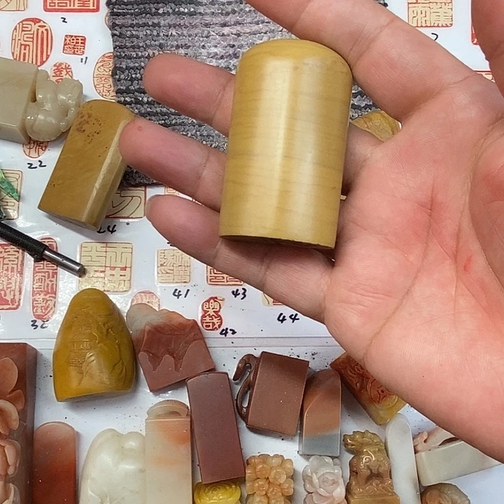 面***海巴林石现场直播手工