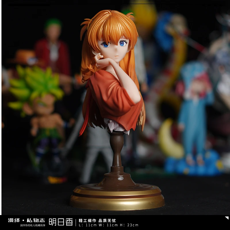 【直播优选】高约23厘米 首批次精涂 半身像明日香手办 二次元摆件