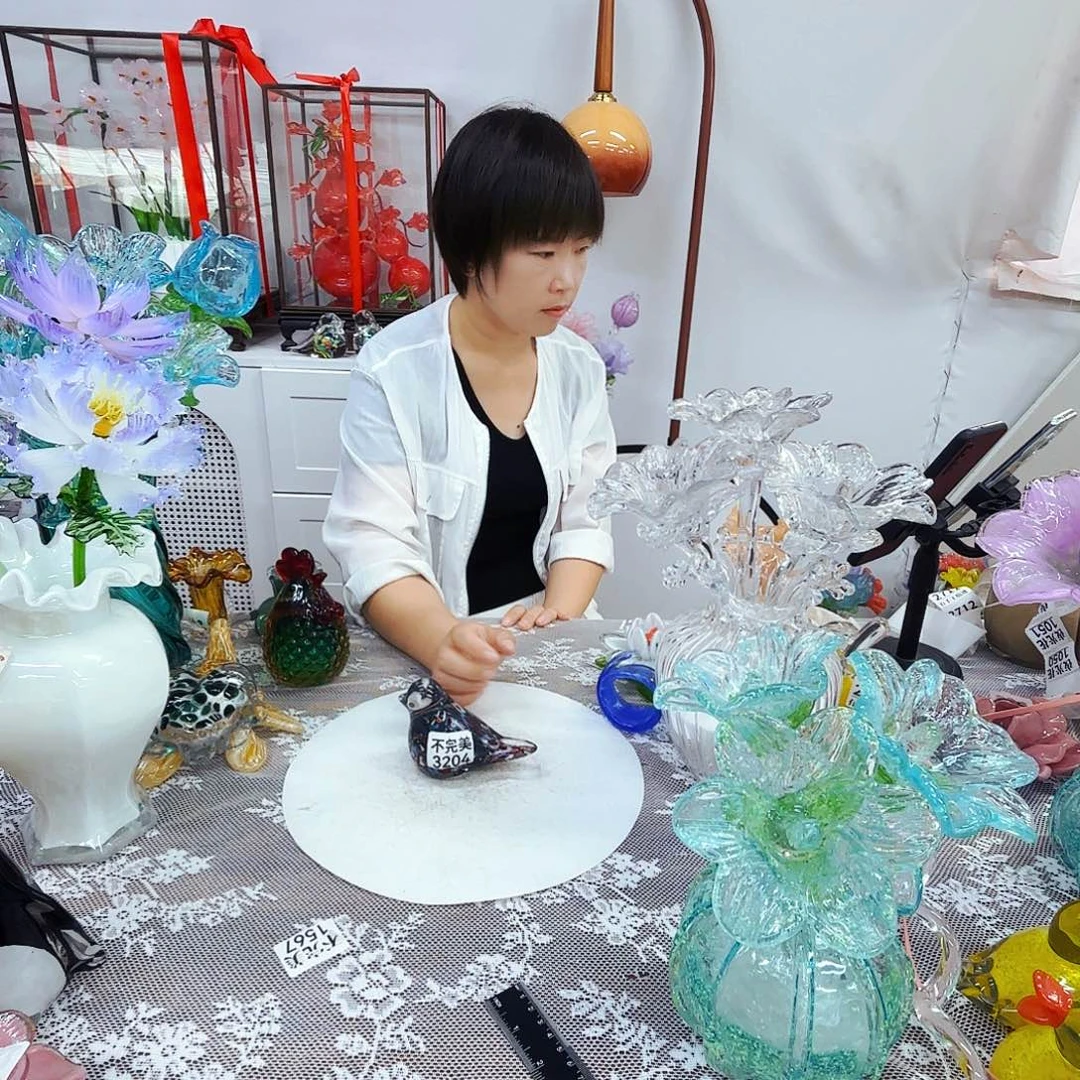 琉璃花瓶花器艺术品