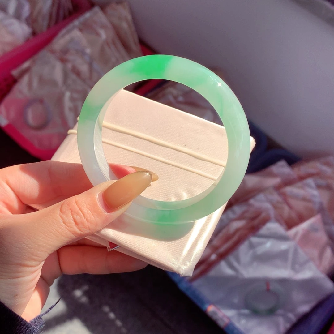 未镶嵌手镯翡翠9915锦绣未央 种色兼修