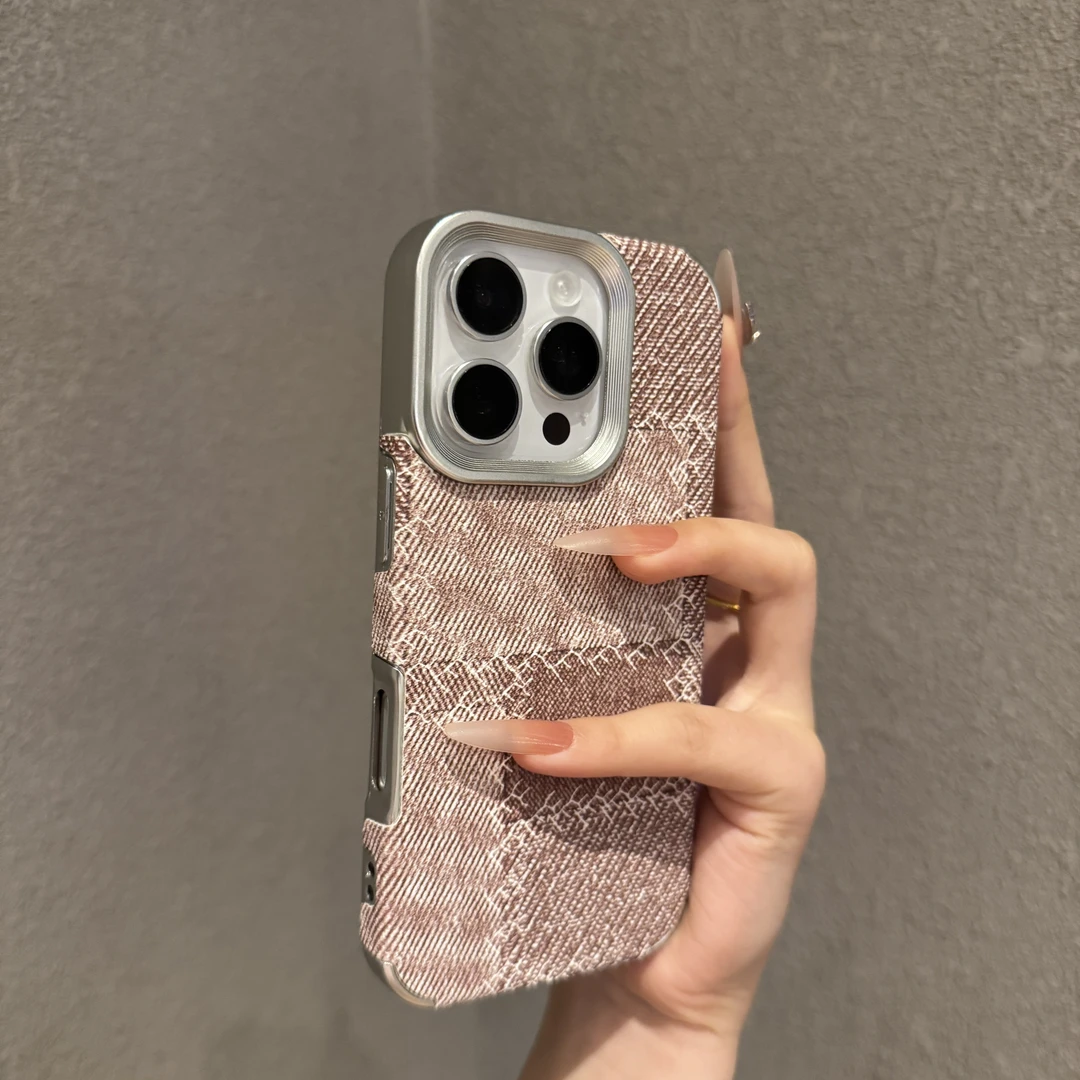 创意不规则布纹适用苹果16promax手机壳个性iPhone15新款14时尚13
