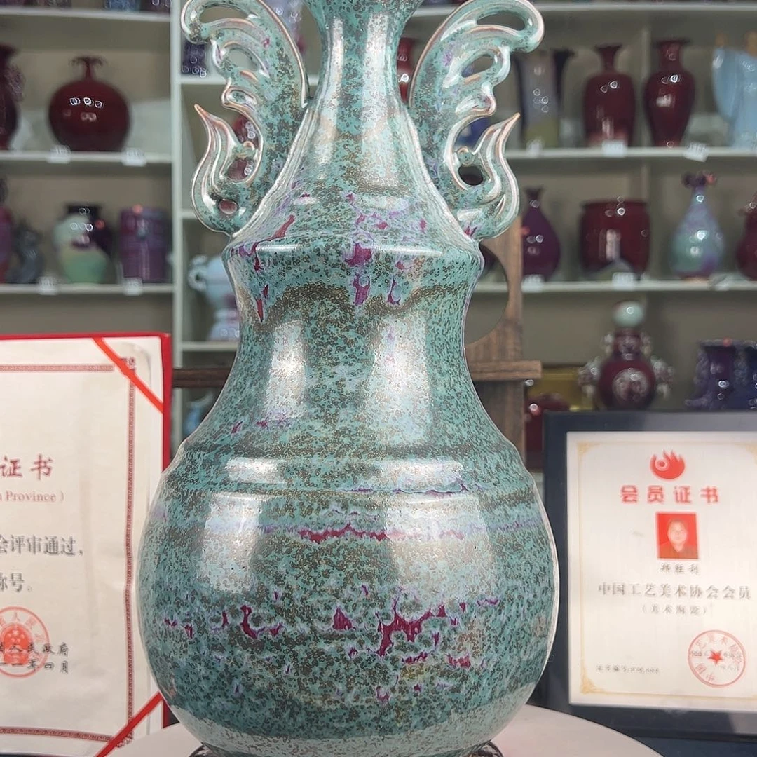 摆件郑家钧窑摆件