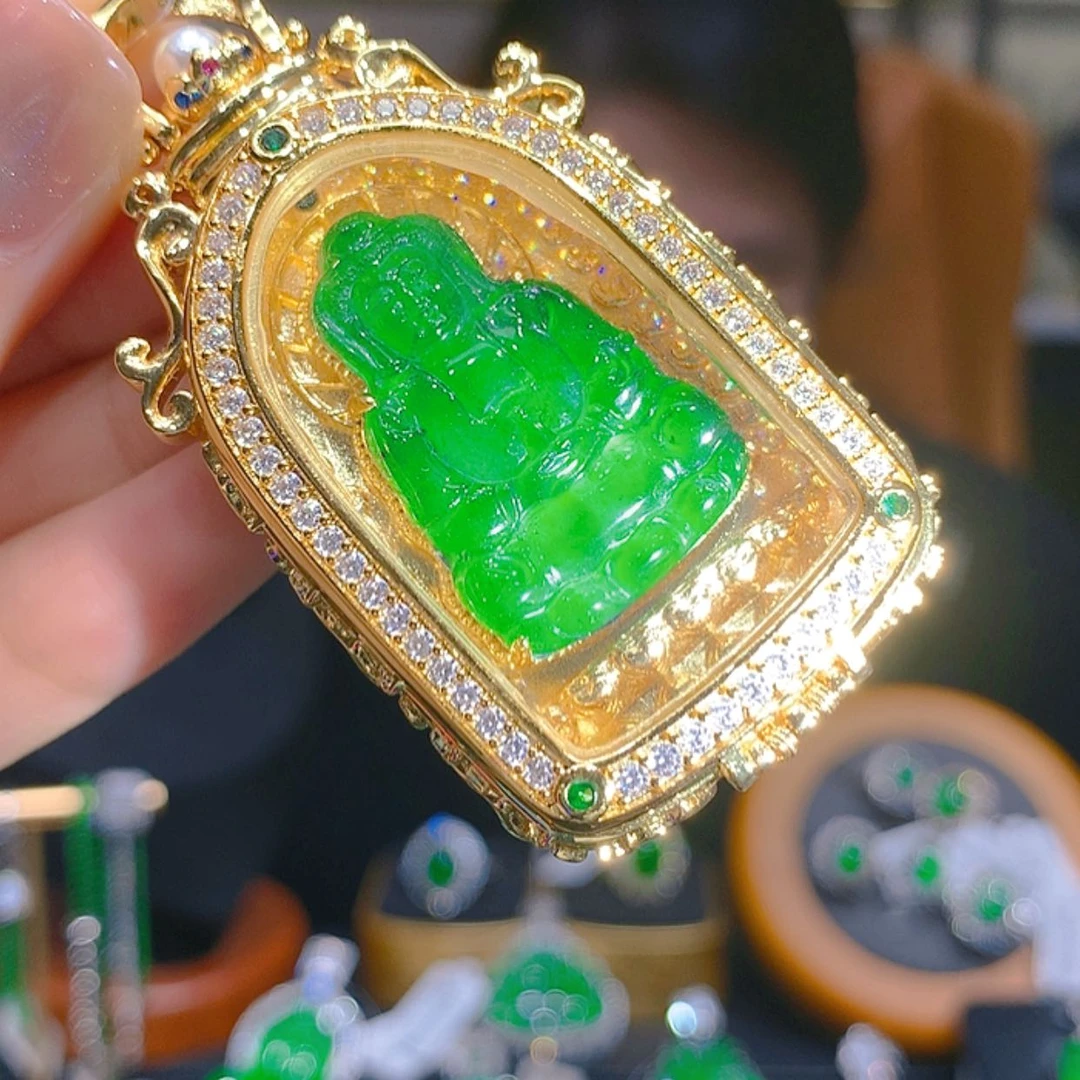 【闪购商品】翡翠颈饰未镶嵌5柒姐